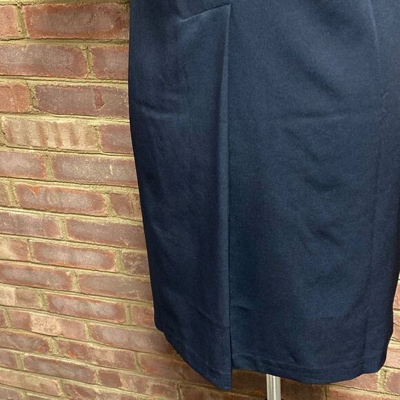 LARK & RO Black Crewneck Short Sleeve Dress Size 6 NWT - Picture 5 of 7